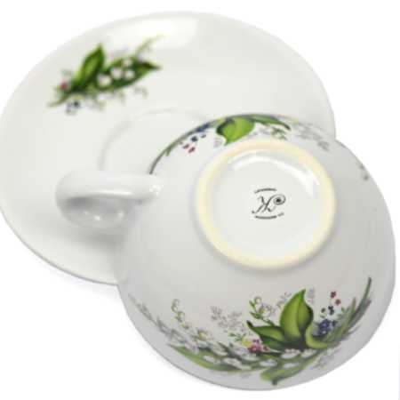 Tasse 0,25 l + Untertasse - Type Roxana - Maiglöckchen